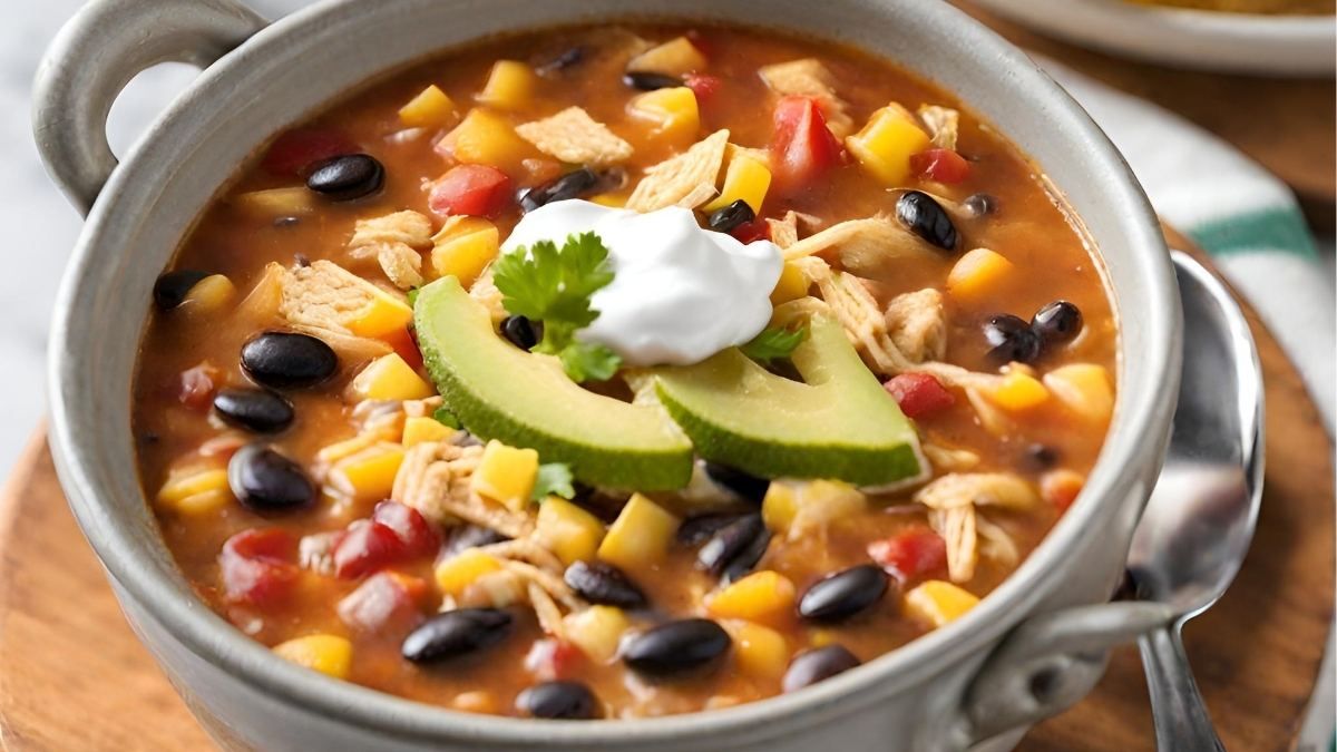 8-Can Chicken Taco Soup!